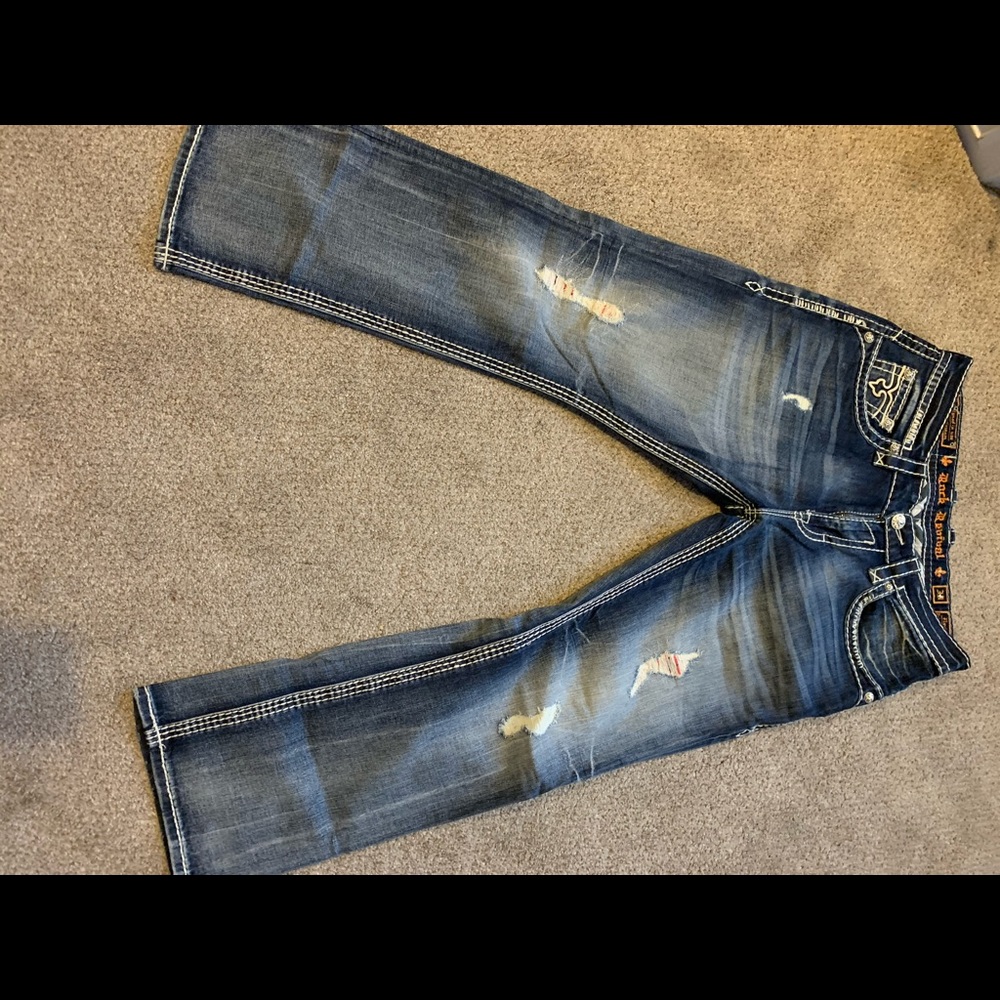 Men’s rock revival jeans